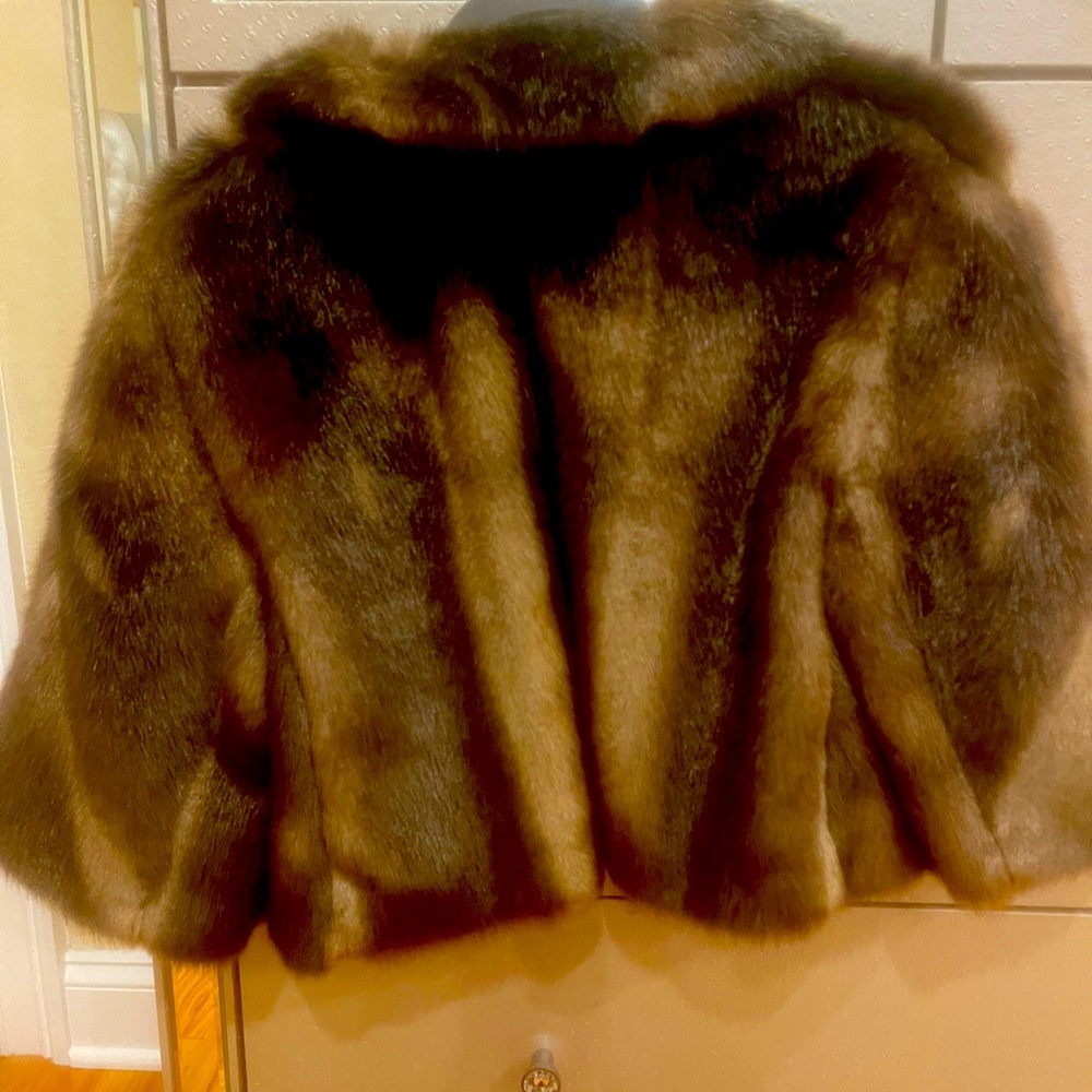MaxMara Brown Fur Jacket